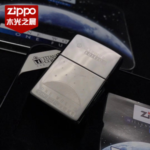 正版zippo打火机防风年度机收藏版1999年 c99年度版千禧钛礼盒套