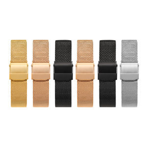 原装dw手表带编织男适用米兰不锈钢32 40 36mm女ck钢带dw金属表带