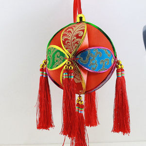 广西三月三绣球民族壮族特色纯手工艺材料挂件装饰跳舞蹈抛绣球