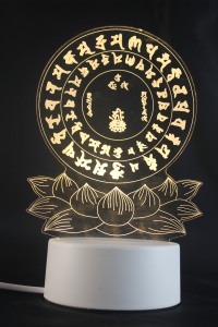 普光明灯 缘起咒 可做fo前供灯 小夜灯 卧室灯 礼物