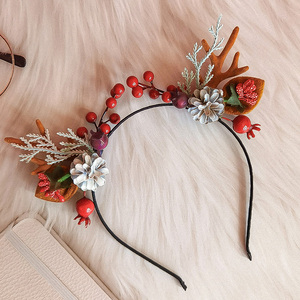 圣诞节日麋鹿发箍礼物送女生朋友闺蜜走心精致可爱发饰装饰品礼品