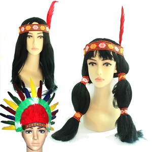 印第安头饰野人男