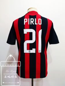【08-09 ac米兰 主场球衣 21号 皮尔洛 欧洲联盟杯版 连章 多选】