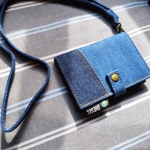 星巴克包牛仔卡包小包diesel迪赛牛仔实用便携多功能随身零钱包包