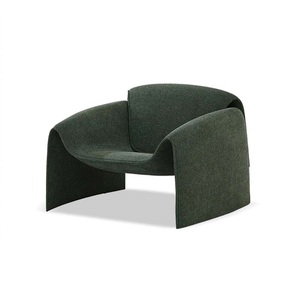 设计师椅子创意单人沙发椅接待洽谈椅轻奢意式极简m字休闲螃蟹椅