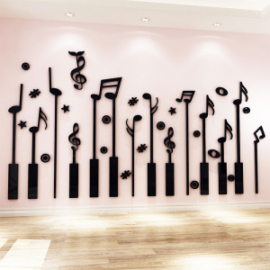 亚克力墙贴音符