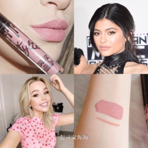 现货kylie金小妹卡戴珊雾面哑光唇釉口红koko k豆沙玫瑰烟粉裸色