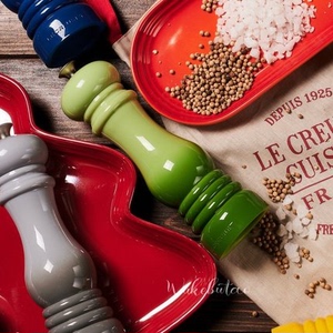 法国Le Creuset/酷彩 研磨瓶21cm胡椒海盐食盐调味品罐陶瓷研磨器