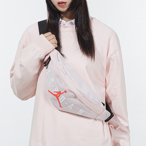 NIKE耐克腰包男女包2021新款运动包休闲包粉色斜挎包胸包单肩包