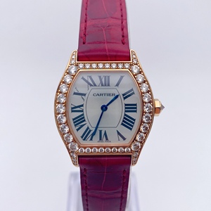 二手正品卡地亚龟形系列wa507031玫瑰金原钻大颗钻手动机械女表