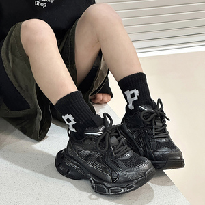 Jimmy妈童品 【脏脏老爹鞋】春季新款儿童韩版做旧擦色休闲运动鞋