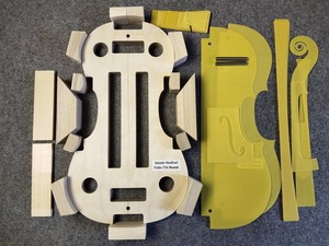 小提琴制作模具 样板  内模  原图数据  斯式  瓜式 琴头音孔4/4