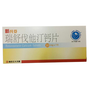 托妥 瑞舒伐他汀钙片 10mg*7片/盒