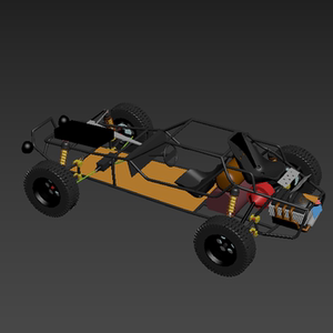 和平精英之蹦蹦车模型01200914三维图纸(3dmax/obj格式)