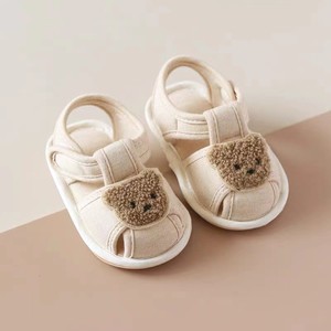 婴儿包头凉鞋夏季软底透气男宝宝学步鞋0-6-12个月宝宝女童布鞋子