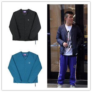 陈冠希同款外套联名白鸭绒潮牌紫标2021新款短款内搭羽绒服黑色男