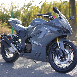 蛟龙400cc跑车国产杜卡迪摩托车重型机车双缸水冷趴赛整车可上牌