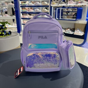 fila斐乐儿童书包22女童3d减负学生书包双肩背包带笔袋k18b232112