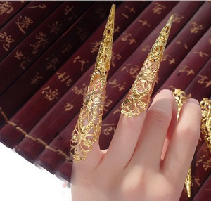 古装延禧攻略魏古风清朝后宫金手指套护甲指甲套皇后贵妃太后妃嫔