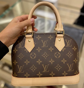 lv/路易威登女包alma bb经典老花贝壳包手提包单肩斜跨包m53152