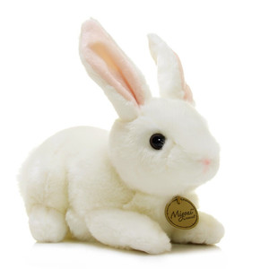 正版AURORA仿真小兔子公仔毛绒玩具小白兔玩偶兔娃娃儿童六一礼物