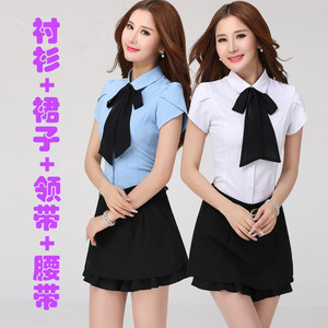 幼儿园新款教师园服夏装老师工作服园服裤裙套装春夏季幼师服制服