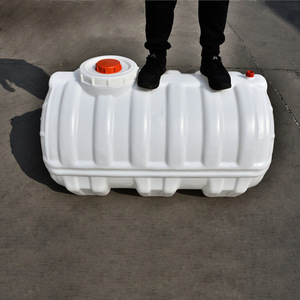 家用带盖储水桶大号水箱 加厚食品级大水桶塑料桶卧式圆形蓄水塔