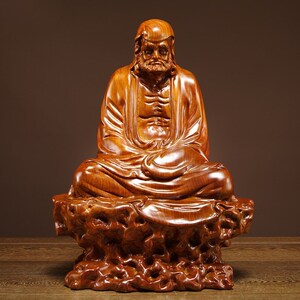 木雕达摩祖师像