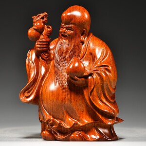 小本本早晨淘宝太行崖柏根雕摆件陈化料随形木雕观音弥勒寿星达摩