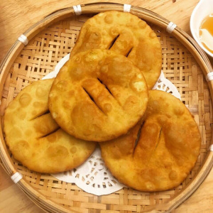 甘肃兰州特产油饼子
