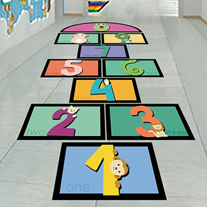 数字跳房子格子