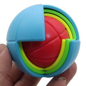 奇艺智慧球魔方3D球形拼图脑力实色趣味益智力思维儿童学生玩具