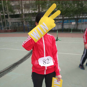 胜利手势加油啦啦队开幕式团体操剪刀手运动会入场创意手持道具