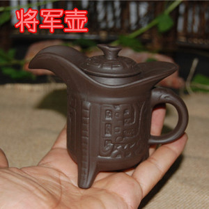 中式原矿紫砂壶将军壶茶杯艺术壶摆设工夫茶壶花壶花器