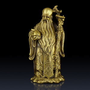 000人付款天猫纯铜寿星公摆件家居装饰品寿仙南极仙翁