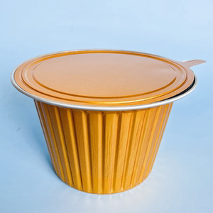 590ml圆形养生炖品汤粥密封铝箔碗 乌鸡鸽子汤锡纸包装盒/杯含盖