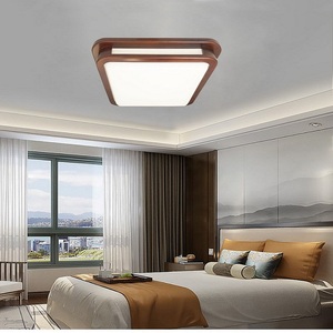 阿尼玛新中式吸顶灯正方形卧室灯具禅意茶室灯清爽亚克力书房灯饰