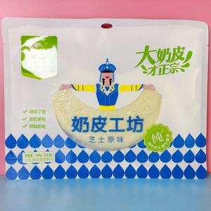 苏淖尔大奶皮工坊酥脆干奶皮子106克内蒙古特产即食奶茶酸奶伴侣