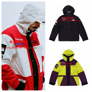 supreme 联名tnf expedition jacket北面冲锋衣男女夹克外套休闲