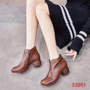 景本色手工女鞋
