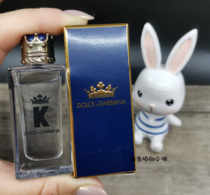包邮dg dolce gabbana k by王冠 k王者之心男士淡香水 7.5ml q香