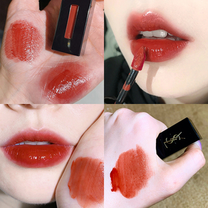 ysl圣罗兰waterstain缎面水光镜面416烂番茄色唇釉不脱色现货