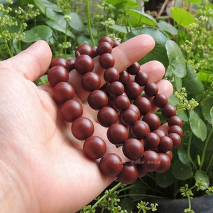 陈香品阁 宜兴紫砂手串佛珠念珠全手工定制 原矿大红袍手盘1.