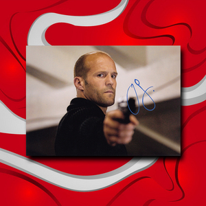 杰森斯坦森 亲笔签名照片 7寸 01 p