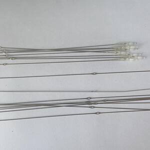 供应电脑提花机纺织机械配件尼龙综花综丝钢丝棕丝针30厘米长