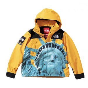 supreme 19fw tnf statue of liberty自由女神 冲锋衣 男女外套