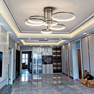 轻奢吊灯客厅灯主灯现代简约吸顶灯卧室大气北欧灯具组合全屋套餐