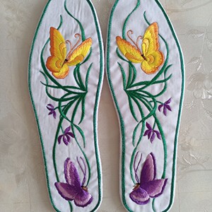 甘肃庆阳纯手工刺绣鞋垫 结婚嫁妆 送礼佳品 旅游纪念品