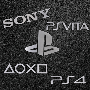 sony金属贴纸 ps4 ps3 标志logo 手机电脑电视显示 游戏机金属贴