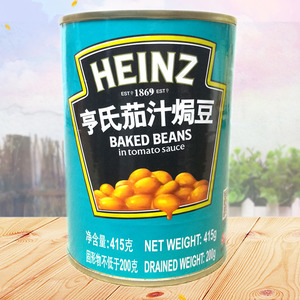 亨氏茄汁焗豆黄豆415g 蔬菜罐头料理黄豆罐头西式早餐意大利面用